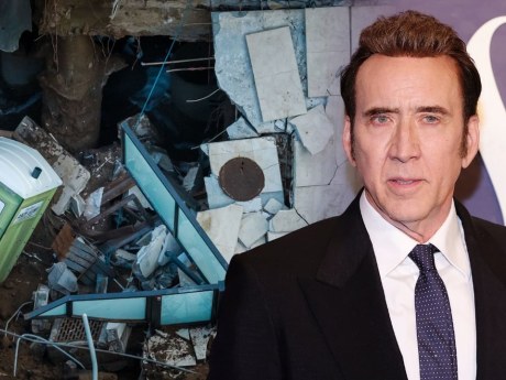 Nicolas Cage evakuoval okolí vily: před domem vznikl obří kráter